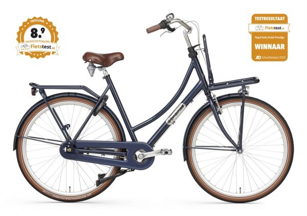 Popal Daily Dutch Prestige Transportfiets 50 57cm 28 inch Donker blauw