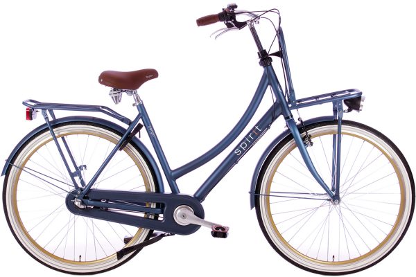 Spirit Cargo Plus Transportfiets N3 Jeans blauw