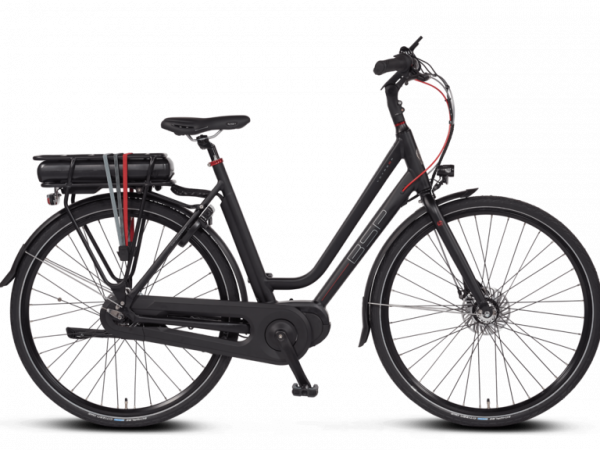 BSP Voyager Elektrische fiets Damesfiets 28 inch e-bike Mat-zwart_2019_dames_black_mat
