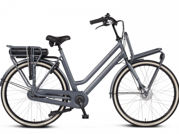 BSP metropolis-elektrische Transportfiets ebike-damesfiets platina Grijs mat