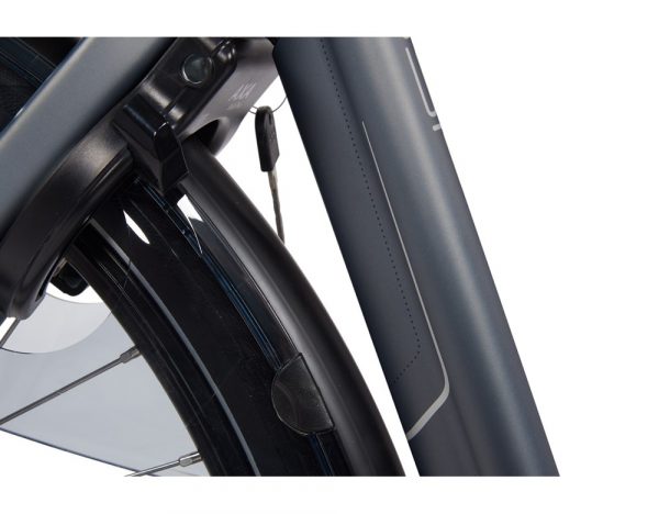 BSP Hermitage E elektrische damesfiets platina grijs glans