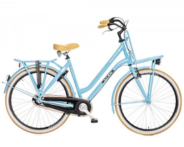 ALFA CARGO TRANSPORTFIETS DAMES URBAN KING NEXUS 3- 28 INCH - 52CM LICHT BLAUW