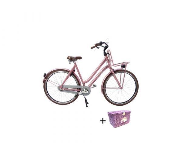 ALFA ESPIRITU DAMESFIETS 28 INCH 57CM NEXUS 3 SP MAT ROZE