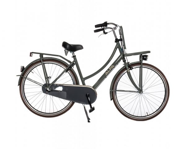 ALFA INNOVADOR TRANSPORTFIETS Damesfiets 28 INCH 50CM 3 SP Muis Grijs