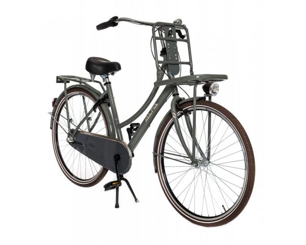 ALFA INNOVADOR TRANSPORTFIETS Damesfiets 28 INCH 50CM 3 SP Muis Grijs D4