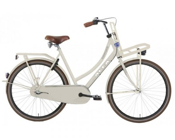 ALFA INNOVADOR TRANSPORTFIETS Damesfiets 28 INCH 50CM 3 SP Wit