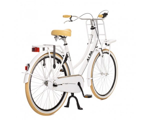 ALFA INNOVADOR TRANSPORTFIETS Damesfiets 28 INCH 53CM 3 SP mat wit 3