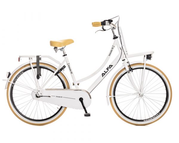 ALFA INNOVADOR TRANSPORTFIETS Damesfiets 28 INCH 53CM 3 SP mat wit
