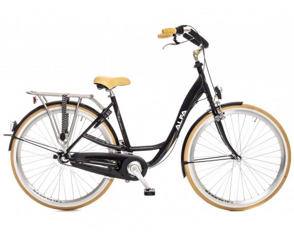 ALFA MOEDERFIETS DAILY COMPANION DAMESFIETS 28 INCH 50CM - NEXUS 3 ZWART