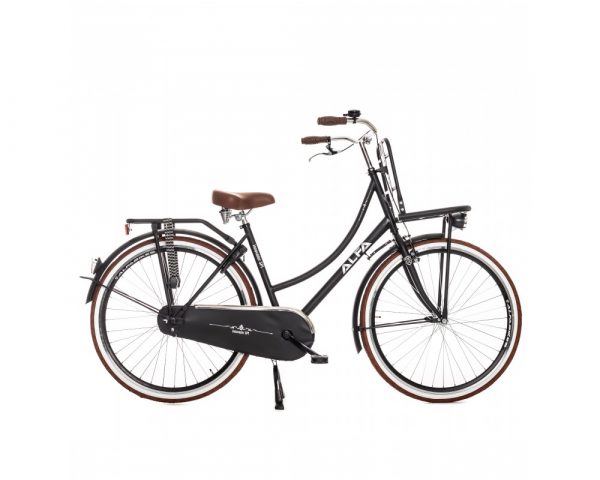 ALFA TRANSPORTFIETS DAMES INNOVADOR 28 INCH 53CM 1 VERS. MAT ZWART