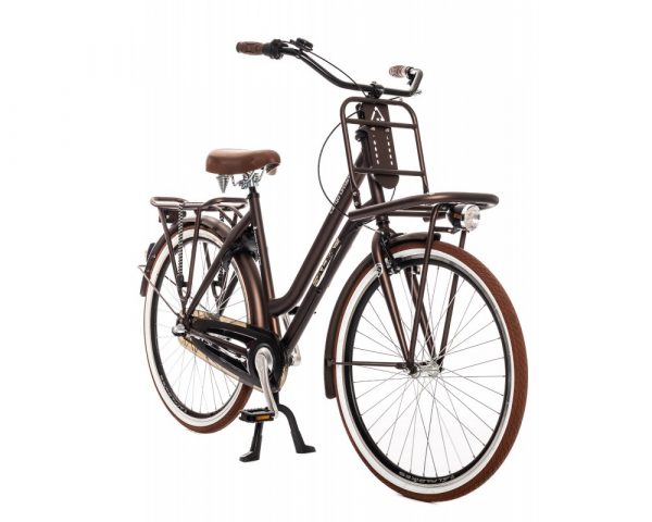 Alfa Cargo Transportfiets Dames Urban King Nexus 3 - 28 Inch 50cm - Mat Donkerbruin 2