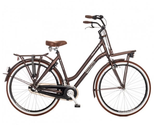 Alfa Cargo Transportfiets Dames Urban King Nexus 3 - 28 Inch 50cm - Mat Donkerbruin