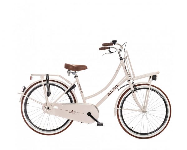 Alfa Innovador Transporter Meisjesfiets 26 inch Beige