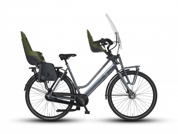 BSP LA Dolce Vita mamafiets 28 inch moederfiets transportfiets_la_dolce_vita_Platina Grijs glans