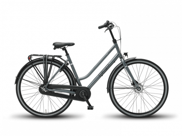 BSP O seven_2020_stadsfiets 28 inch Damesfiets Platina Mat Grijs