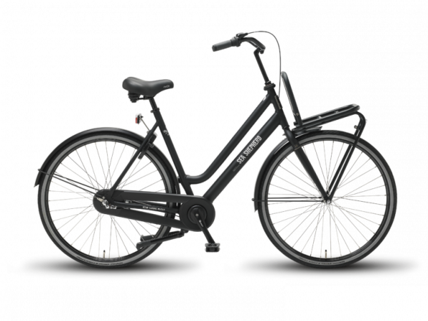 BSP metropolis 28inch damesfiets transportfiets 2020_sea_shepperd_mat zwart