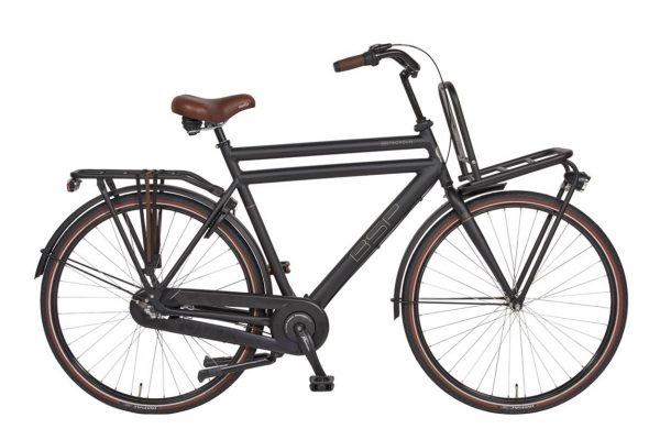 BSP metropolis-XXL Transportfiets 28 inch-herenfiets-zwart-mat