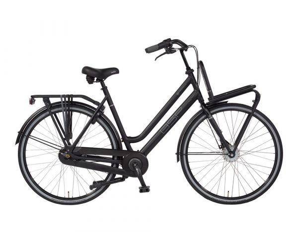 BSP metropolis-plus transportfiets 28inch-damesfiets-2020 mat zwart