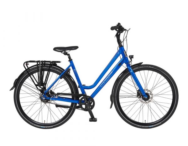 BSP stadsfiets 28 inch damesfiets voyager-belt-dames-summerblue glans 2020