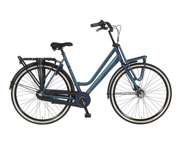 BSP urban-ts07 2020-damesfiets 28 inch Transportfiets-azuur-blauw-mat