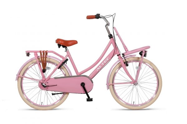 Altec-Dutch-meisjesfiets-24inch-Transportfiets-N3-Roze