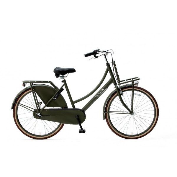 Nogan Vintage 26 inch Transportfiets N3 Army Green Spirit Cargo Transportfietsen Popal Daily Dutch