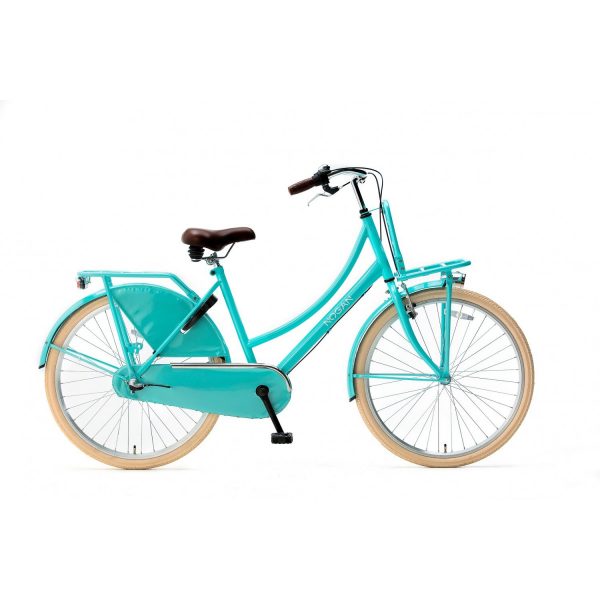 Nogan Vintage 26 inch Transportfiets N3 Ultra Aqua Spirit Cargo Transportfietsen Popal Daily Dutch