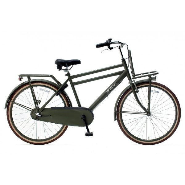 Nogan Vintage N3 Jongensfiets 26 inch Transportfiets Army Green Spirit Cargo Transportfietsen Popal Daily Dutch