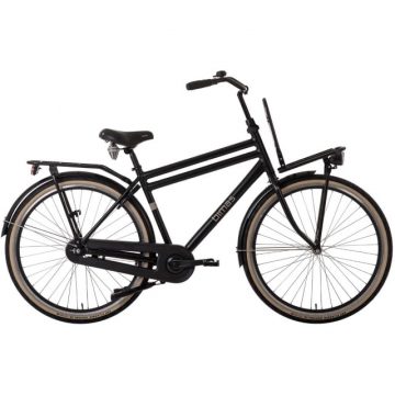 Bimas-Transporter-1.0-Herenfiets-28-inch Transportfiets Mat-zwart Mat-Black