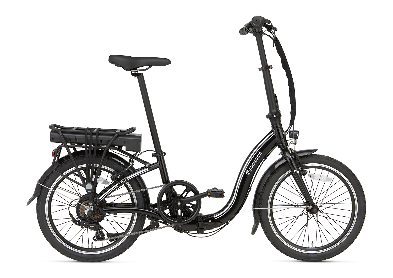Downtown Eindeloos visueel Popal E-Folt 1.0 E-Bike vouwfiets 20 inch zwart - Goedkopetransportfiets.nl