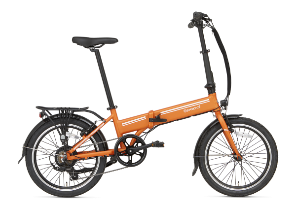 Popal E-folt 2.0 Elektrische vouwfiets 20 inch handremmen Oranje