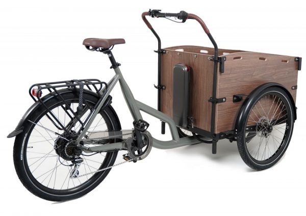 Cortoba-Urban-Deluxe-elektrische-bakfiets-Grijs-bruin-3