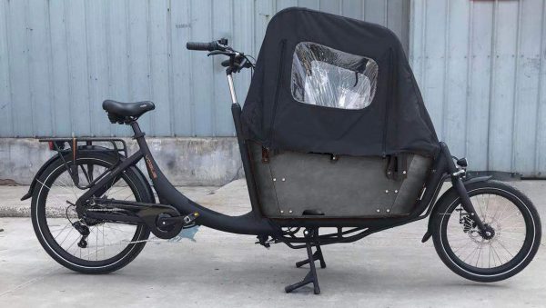 Vogue Superior 2 elektrische bakfiets twee wieler 7speed zwart zwart