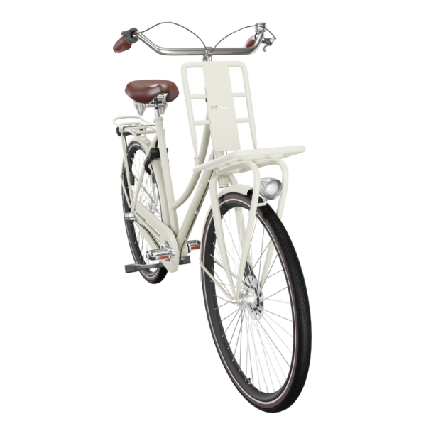 Popal meisjes transportfiets 28 inch comic sand 53cm 47cm framemaat