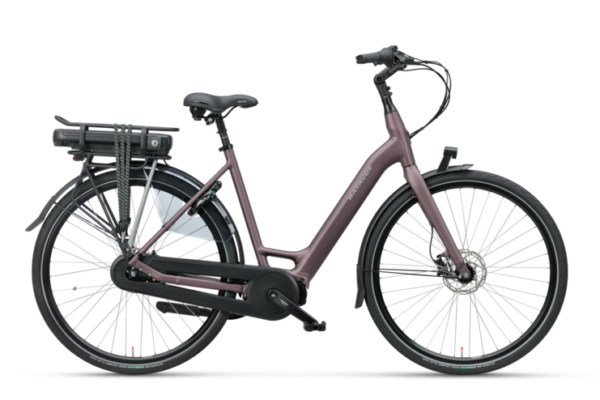 Batavus E-finez Damesfiets elektrische 28inch bruin BE102135_H_C