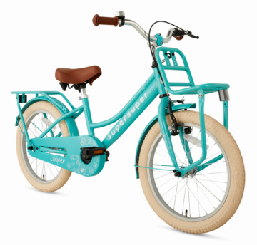 SuperSuper Cooper 18 inch Turquoise meisjesfiets