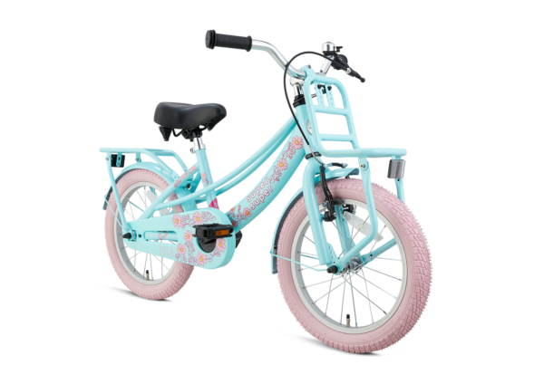 SuperSuper Lola 26 inch Mint roze meisjesfiets transportfiets