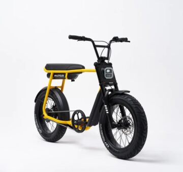 Phatfour FLX Yellow Front View Fatbike electric