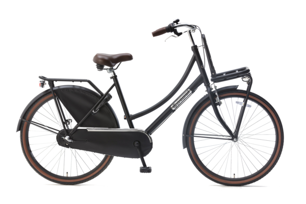 Popal Meisjesfiets met versnellingen 26 inch daily dutch 26 inch N3 Meisjesfiets Transportfiets 26 inch met versnellingen mat-zwart