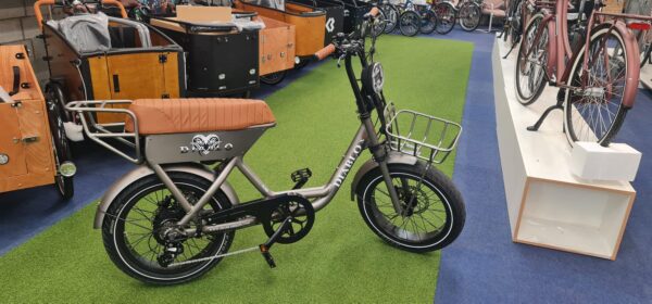 Troy Diablo X1 elektrische Fatbike Snorfiets Platina grey 15Ah