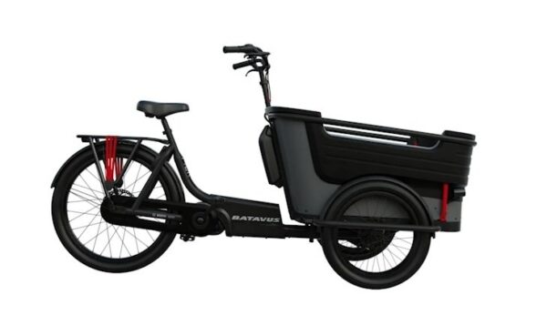 Batavus Bakfiets elektrische Fier 3 bakfiets met ondersteuning 3 wieler bakfiets