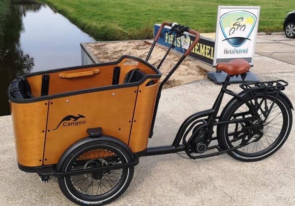 Cangoo Buckle Bakfiets Middenmotor Ananda Cargo Bike