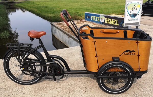 Elektrische bakfiets Cangoo Buckle Bakfiets Middenmotor Ananda