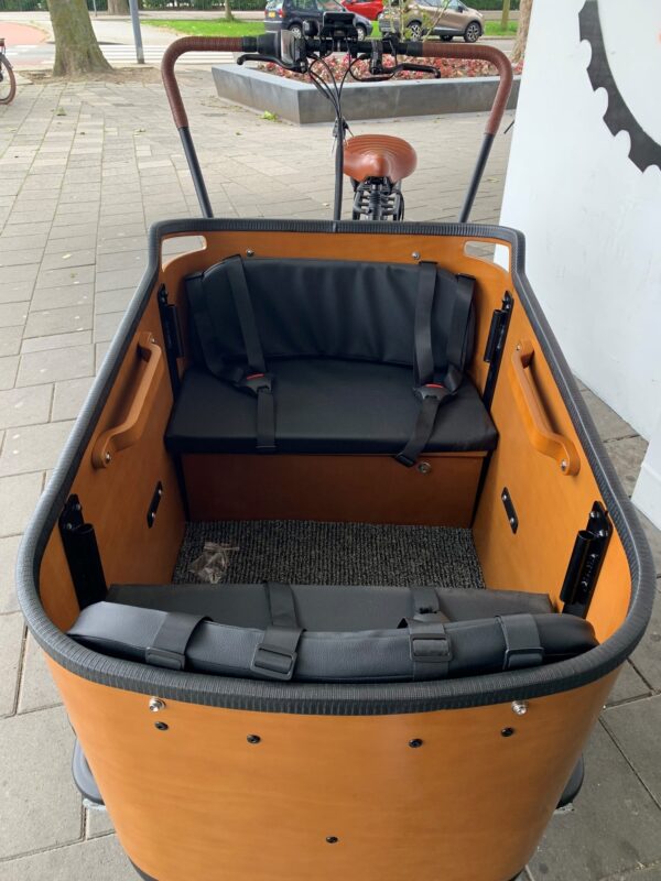Cangoo Buckle elektrische bakfiets Cangoo Buckle 7V Mat Zwart 4
