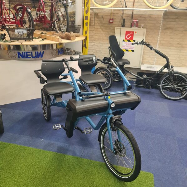 Huka duo fiets blauw