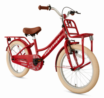SuperSuper Cooper 18 inch Rood meisjesfiets