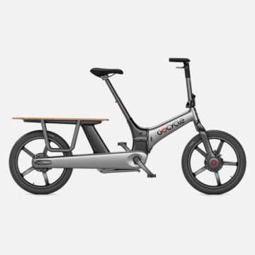 Gocycle CX+ Grey Black Family Cargo Elektrische vouwfiets