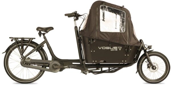 Vogue-Carry-2-2024 -met huif Elektrische-Bakfiets-7-Speed-Matt-Black-Black-h-min