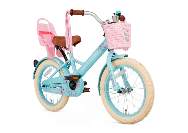 Meisjesfiets 16 inch turquoise Super Super Popal Little Miss
