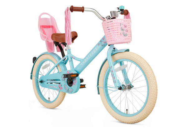 Meisjesfiets 18inch turquoise Super Super Popal Little Miss